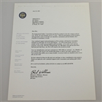 Ben Hogan's 1994 PGA Class-A Certificate with Letter