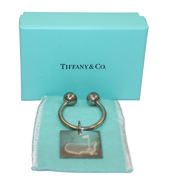 Tiffany Company Sterling Silver Augusta National Members Key Chain
