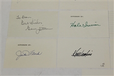 Twenty US Open Champions Signed Index Cards - Great Condition - JSA ALOA