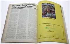 1980 US Open Program - Nicklaus Win