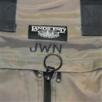 Jack Nicklaus' Personal Lands' End Garment Bag with J. W. N. Initials