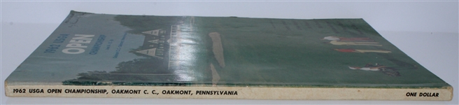 1962 US Open at Oakmont Country Club Program - Nicklaus Win