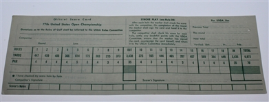 1977 US Open Scorecard - Southern Hills Country Club