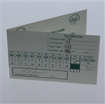 Seve Ballesteros & Larry Nelson Signed 1993 Official US Open Used Scorecard JSA ALOA