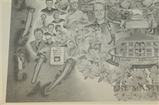 'The Masters' Michael Marson Print Depicting 1939-1989 Masters Champions