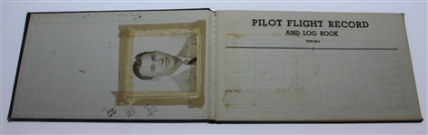 Ben Hogan's Personal Pilot Flight Record Book with His Photo and Signatures JSA ALOA