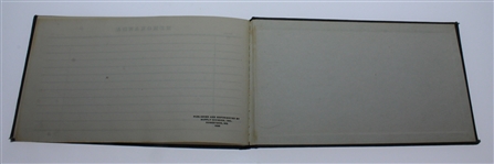 Ben Hogan's Personal Pilot Flight Record Book with His Photo and Signatures JSA ALOA