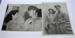 Ten Different Black and White Original Ben Hogan Personal Photos from Army Air Corps Service