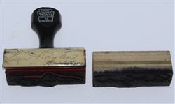 Two Ben Hogan Signature Rubber Stamp Blocks and 5 Note Pads - 'From the Desk of Ben Hogan'