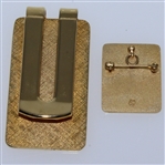Ben Hogan's Personal 1990 Ben Hogan Tour Money Clip and Lapel Pin