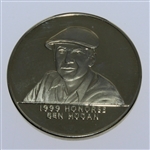Valerie Hogan's 1999 Memorial Tournament Honoree Ben Hogan Coin and Program