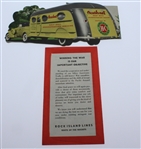 Ben Hogan's Vintage Advertisement Brochures - Acushnet Titleist and Rock Island Railroad
