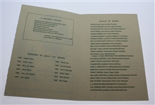 1964 Metropolitan Golf Writers Association National Awards Dinner Program - Ben Hogan on Cover