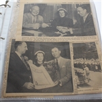 Assorted Ben Hogan Personal Newspaper Clippings 1950's-90's - Binder