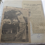 Assorted Ben Hogan Personal Newspaper Clippings 1950's-90's - Binder