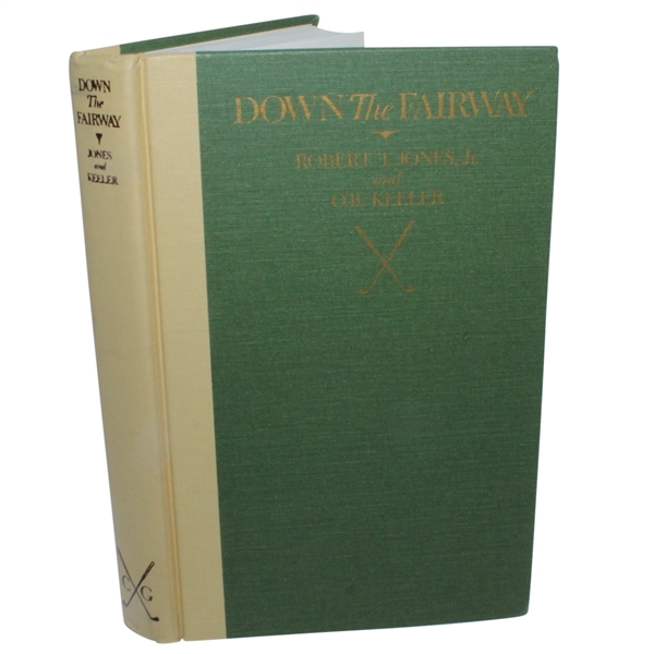 Ben Hogans Personal Copy of 1927 Down the Fairway by Jones and Keeler