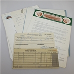 Ben Hogan's Coachella Valley Ranch File with Signed Contract JSA ALOA