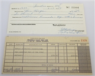 Ben Hogan's Coachella Valley Ranch File with Signed Contract JSA ALOA