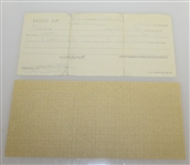 Ben Hogan's Coachella Valley Ranch File with Signed Contract JSA ALOA