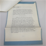 Ben Hogan's Coachella Valley Ranch File with Signed Contract JSA ALOA