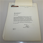 Ben Hogan's Coachella Valley Ranch File with Signed Contract JSA ALOA