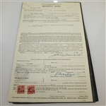 Ben Hogan's Personal Mineral Deeds Files
