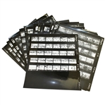 1964 Exhibition Match Hogan vs. Snead Black and White Proof Sheets - 21 Sheets
