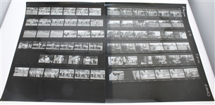 1964 Exhibition Match Hogan vs. Snead Black and White Proof Sheets - 21 Sheets