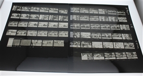 1964 Exhibition Match Hogan vs. Snead Black and White Proof Sheets - 21 Sheets