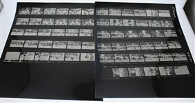 1964 Exhibition Match Hogan vs. Snead Black and White Proof Sheets - 21 Sheets