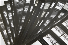 1964 Exhibition Match Hogan vs. Snead Black and White Proof Sheets - 21 Sheets