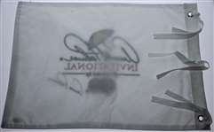 Arnold Palmer Signed Undated Arnold Palmer Invitational Embroidered Flag JSA #Z05403