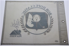 Phil Mickelson Signed Bob Hope Classic Flag JSA #Z05402