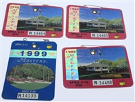 Thirteen Masters Series Badges - 1992-1996, 1998, & 1999