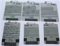 Six Masters Series Badges - 2000 (x2), 2003, 2007-2009
