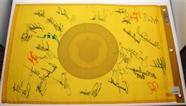 2003 PGA Championship CHAMPS Flag - Nicklaus, Player, Mickelson & More JSA #Z09261