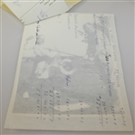 1957 Letter to Ben Hogan from Claude Hastings Regarding Acushnet Golf Ball Trailer and Photos