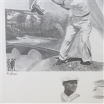 Limited Edition #51/2500 Ben Hogan 'The Hawk' Lithograph by David Rother - Framed