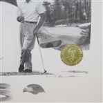 Limited Edition #51/2500 Ben Hogan 'The Hawk' Lithograph by David Rother - Framed