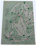 Jack Burke Signed 1956 Masters Spectator Guide JSA ALOA