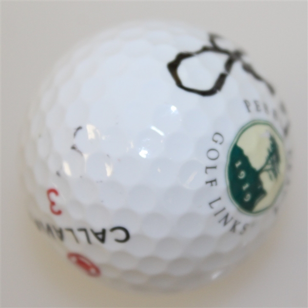 Jack Nicklaus Signed Pebble Beach Golf Links Logo Golf Ball JSA ALOA