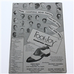 1949 LA Open Tournament at Riviera CC Program - Lloyd Mangrum Winner