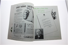 1947 US Open at St. Louis Country Club Program - Lew Worsham Winner
