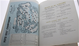 1958 Pepsi Golf Championship Program and Pairing Sheets - Held Once - Arnold Palmer Win