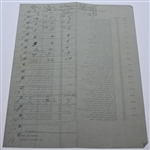 1958 Pepsi Golf Championship Program and Pairing Sheets - Held Once - Arnold Palmer Win