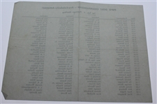 1958 Pepsi Golf Championship Program and Pairing Sheets - Held Once - Arnold Palmer Win