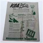 Multi-Signed 1941 PGA at Cherry Hills Program - Smith, Wood, Hogan, Guldahl, & More JSA ALOA