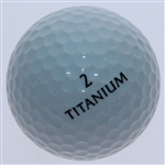 Art Wall Signed Tour Select Titanium Golf Ball JSA ALOA