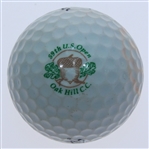 Curtis Strange Signed 1989 US Open at Oak Hill CC Logo Golf Ball JSA ALOA