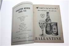 1954 US Open at Baltusrol Golf Club Program - Ed Furgol Winner
